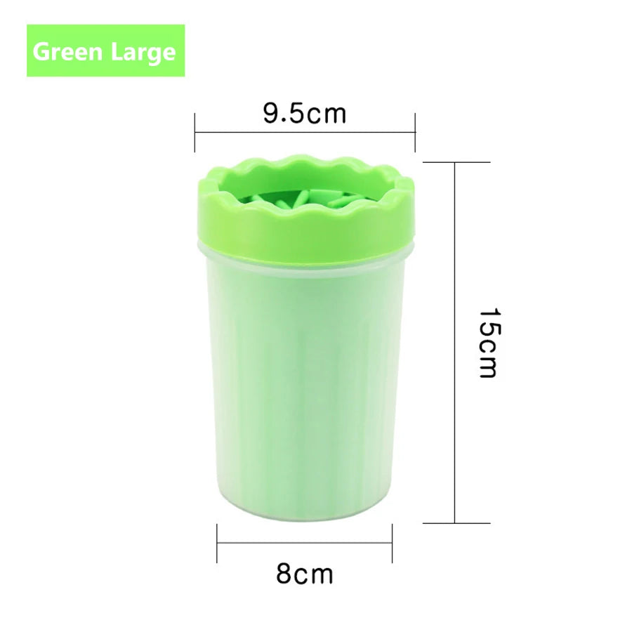 Pet Paw Cleaning Cup – Soft Silicone Brush Washer for Dogs & Cats (S/L/XL)