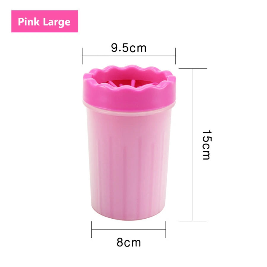 Pet Paw Cleaning Cup – Soft Silicone Brush Washer for Dogs & Cats (S/L/XL)