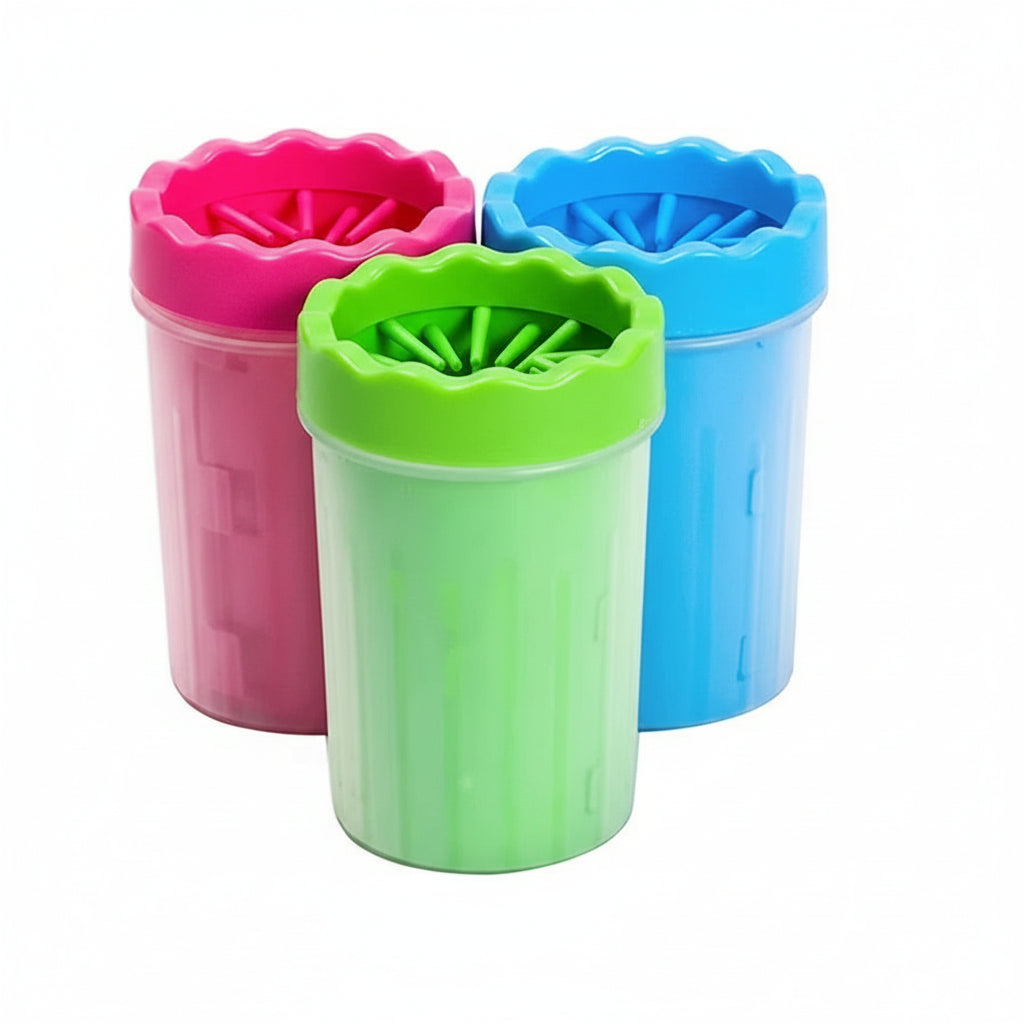 Pet Paw Cleaning Cup – Soft Silicone Brush Washer for Dogs & Cats (S/L/XL)