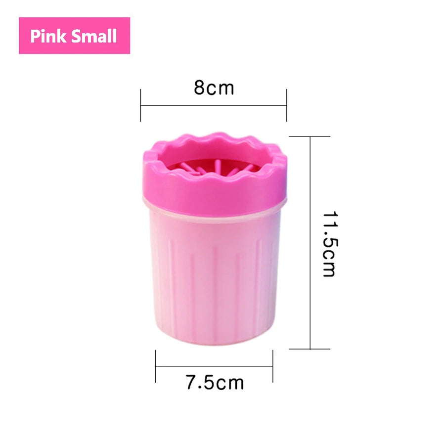 Pet Paw Cleaning Cup – Soft Silicone Brush Washer for Dogs & Cats (S/L/XL)