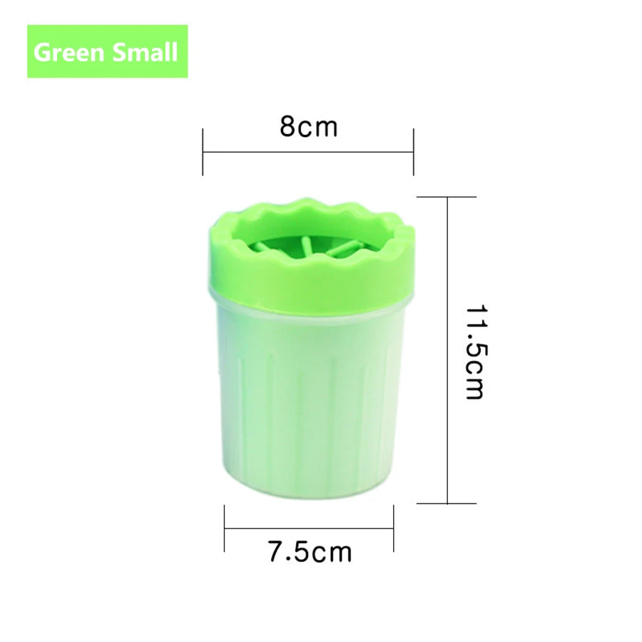 Pet Paw Cleaning Cup – Soft Silicone Brush Washer for Dogs & Cats (S/L/XL)