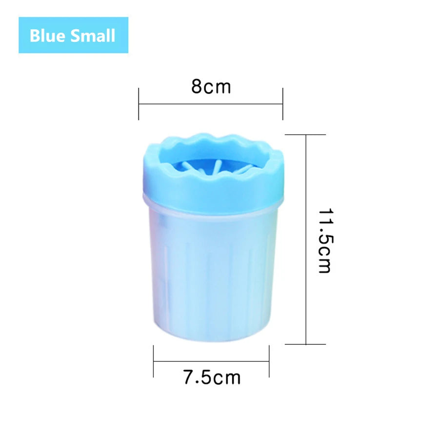 Pet Paw Cleaning Cup – Soft Silicone Brush Washer for Dogs & Cats (S/L/XL)