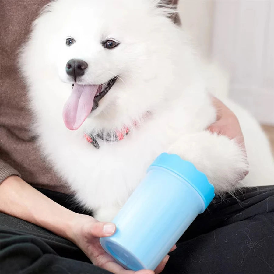 Pet Paw Cleaning Cup – Soft Silicone Brush Washer for Dogs & Cats (S/L/XL)